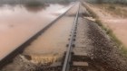 Floods have damaged the Adelaide to Tarcoola section of the rail network in South Australia.