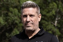 Tony Palmer at the racetrack site near Newcastle. “We will be one of the few in the world that has been able to use the natural rise and fall of the land and lay the track on top of it.”