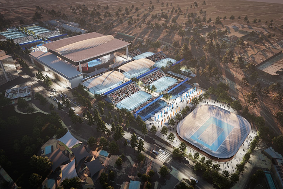 Tennis Queensland said the submission it lodged for an upgraded centre included “minimal upgrades”.