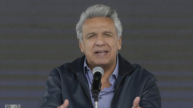 Ecuador's President Lenin Moreno.