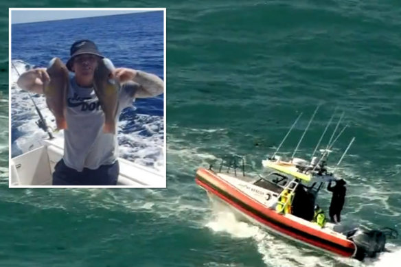 Ian Gray was reported missing off Green Head, three hours north of Perth, on Sunday. 