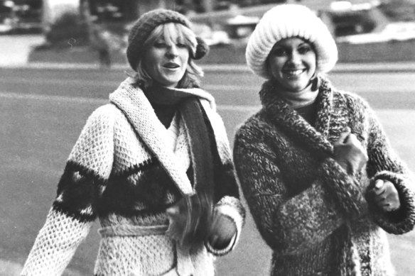 Fleur Thiemeyer and Olivia Newton-John: two Aussie girls touring the world.