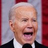Biden fires up to take Republican hecklers and Trump head on