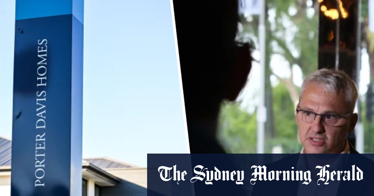 Porter Davis collapse: Former Victorian housing minister Danny Pearson warned of risks - Vimarsana News