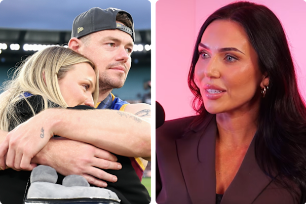 Tess Crosley has spoken out about the Lachie Neale scandal after Jules Neale’s podcast