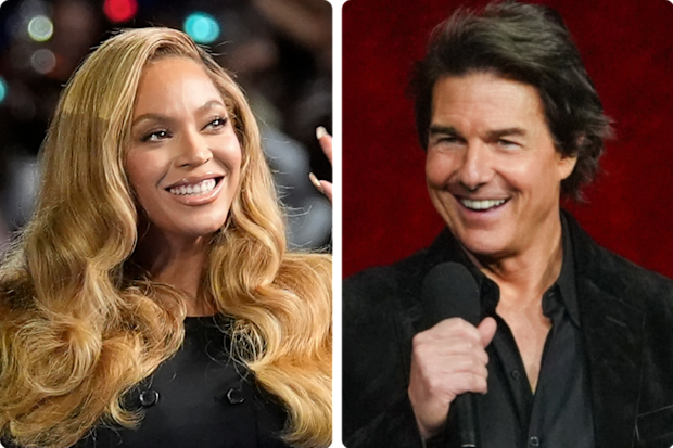 Beyonce and Tom Cruise