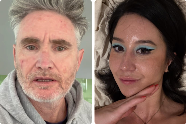 Dave Hughes’ co-star Nina Oyama takes aim at comedian