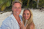 Sydney Swans player Isaac Heeney has popped the question to his girlfriend Steffanie Waters while the pair were on a romantic holiday in French Polynesia.