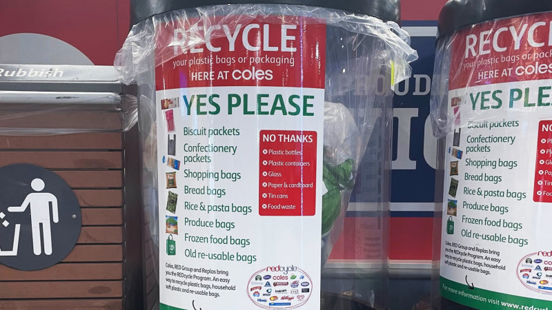 Recycle coles bags sales