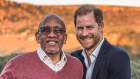 Prince Seeiso of Lesotho and Prince Harry at Sentebale’s Mamohato Children’s Centre in Maseru, Lesotho, last October.
