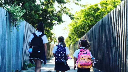 The daughters of Nick Panagiotopoulos, who died last year waiting for an ambulance call to be connected. They are aged 14, 11 and 9 in this picture.