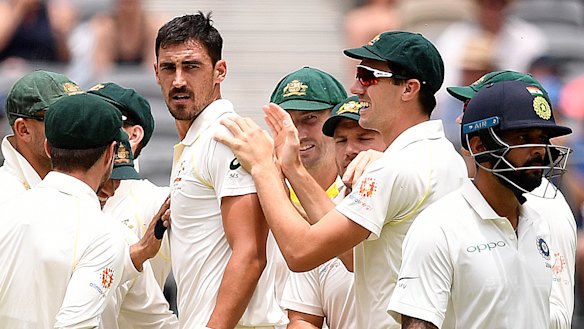 Milestone: Mitchell Starc is on the verge of taking his 200th Test wicket.