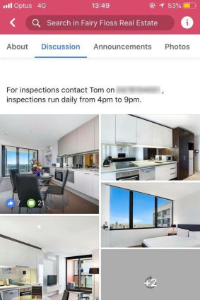 Fairy Floss Real Estate's Facebook posts. 