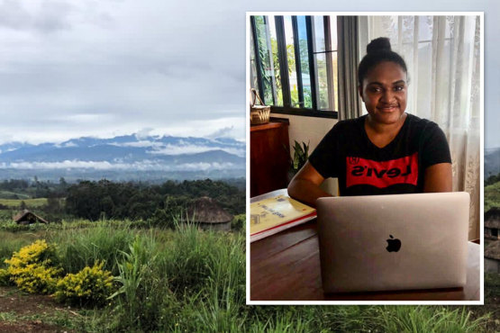 St Catherine's international student Rowjana Bori completed her HSC year at home in Papua New Guinea.