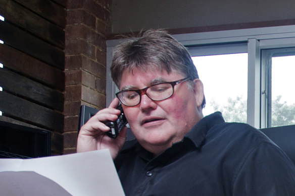 Haventec co-founder Ric Richardson at his northern NSW home at the time of his Microsoft victory. 