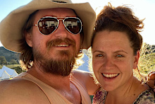 Country singers Brooke McClymont and Adam Eckersley