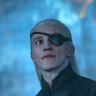 Ewan Mitchell as Aemond Targaryen in House of the Dragon season 2.