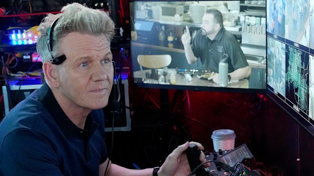 Gordon Ramsay in Gordon Ramsay’s Secret Service. 