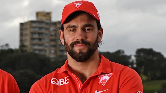Paddy McCartin is set to join his brother Tom (left) in Sydney’s AFL team this weekend.