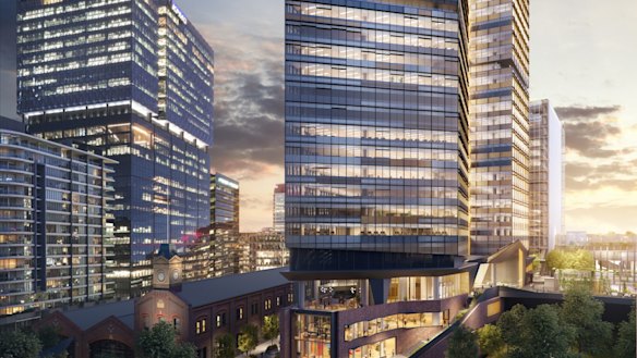 Renders of One Melbourne Quarter, Two Melbourne Quarter and the Melbourne Quarter precinct being developed by Lendlease