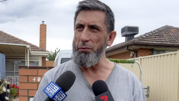 Armagan Eriklioglu, father of two men accused of plotting a terror attack in Melbourne.