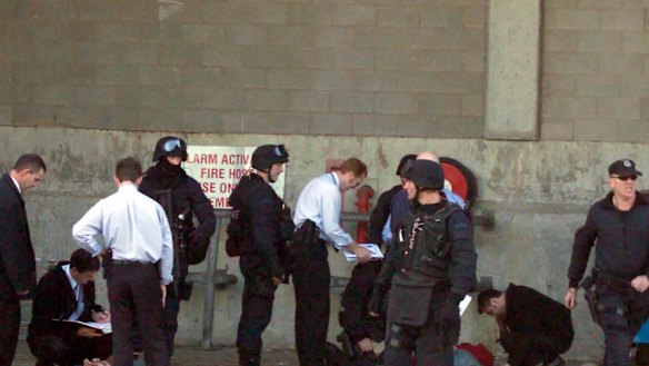 The Veteran’s arrest by police.