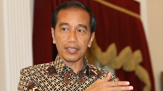 Joko Widodo in March.
