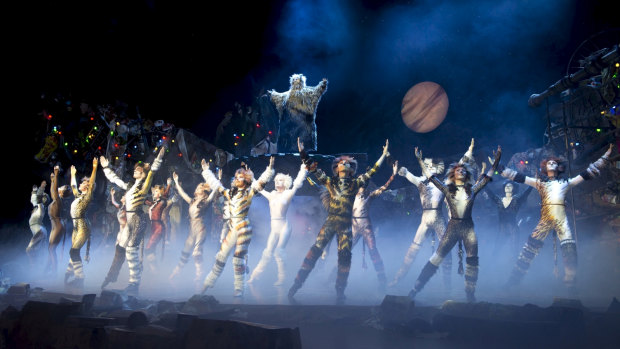 A scene from the Korea/Taiwan production of Cats.