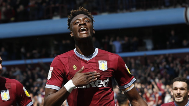 Tammy Abraham scored the penalty that sent Aston Villa into the final.
