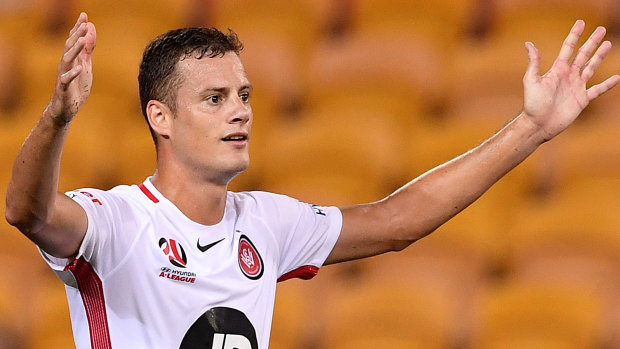 Net results: Oriol Riera's return to goal-scoring form has been a big part of Western Sydney's late-season run. 