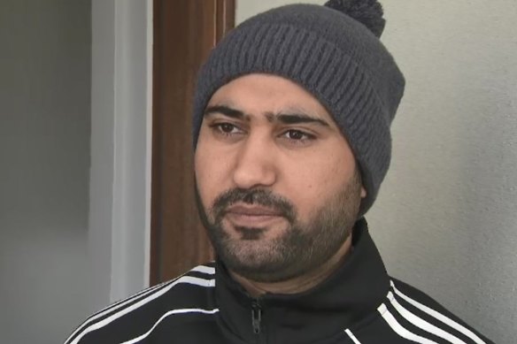 Navdeep Singh, the driver of a bus that burst into flames on the West Gate Bridge on Monday evening.