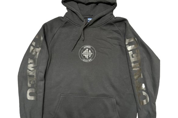 Black hoodies, branded with the CFMEU Qld/NT logo, available from the online union shop.