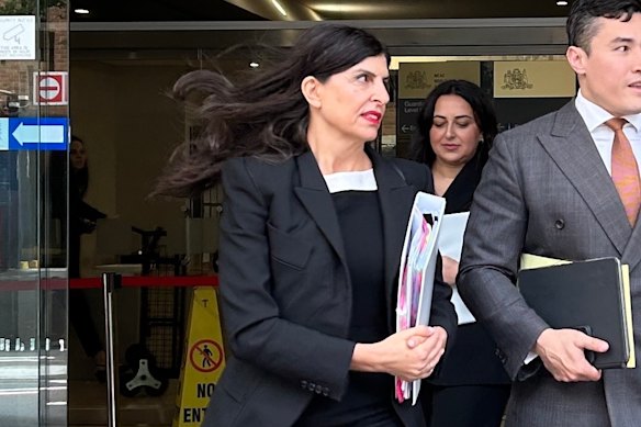 Jones’ barrister Gabrielle Bashir at an earlier court appearance for Jones.