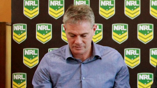  NRL Education and Welfare manager Paul Heptonstall.