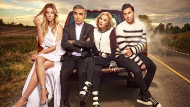 Schitt's Creek - the hit of 2020 and a strong Emmy contender.