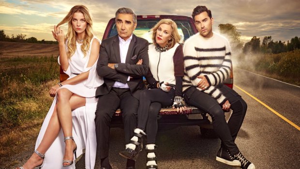 Schitt's Creek - the breakout hit of 2020 and a strong Emmy contender.