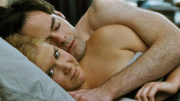 Amy Schumer and Bill Hader hook up in the 2015 comedy Trainwreck.