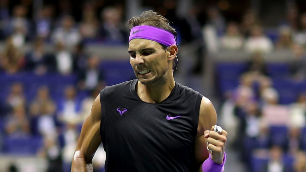 As driven as ever, Rafael Nadal has powered into another US Open final.