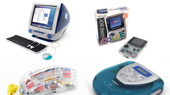 See-through tech is thought of as a 90s fad, though it really started earlier and carried on through the 2000s.