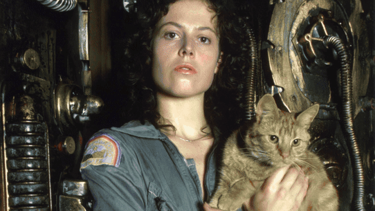 Sigourney Waver as Ripley in Alien and Col Needham, the founder of the website IMDb.