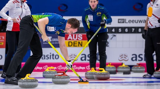 Australia will will play their opening match in the curling on February 2.
