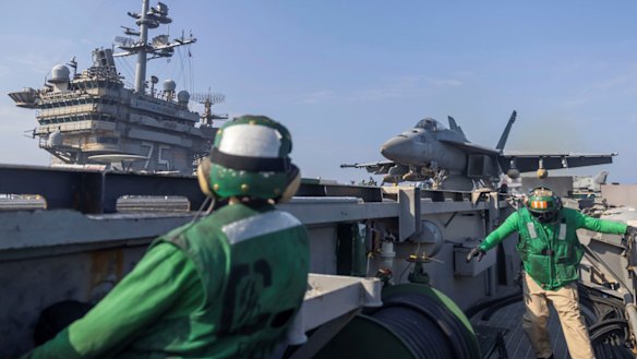 A picture provided by the US military command after the news of the air strikes in Somalia was announced.