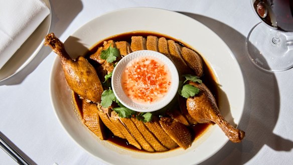 Indulge in the richness of Aurum Poultry Co.’s corn-fed duck