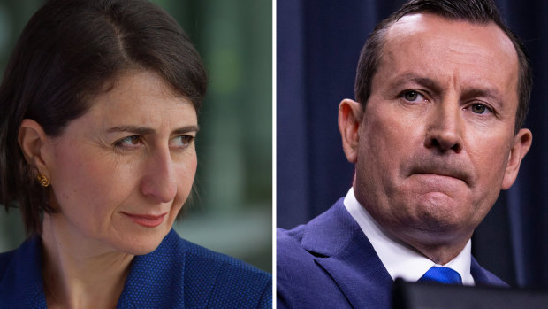 New South Wales Premier Gladys Berejiklian is calling on a border re-think while Mark McGowan stands pat on restricted travel from eastern states.