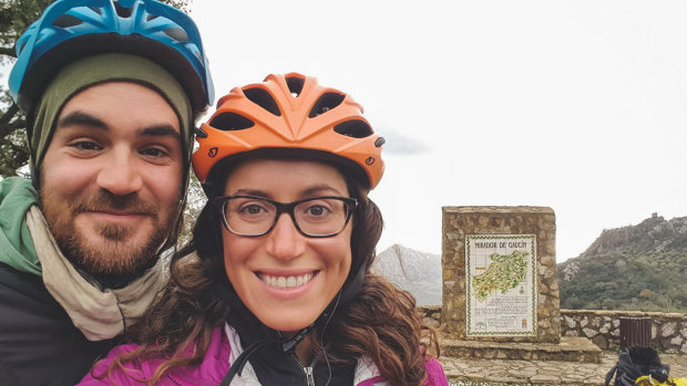 The couple posted photos and wrote about their journey.
