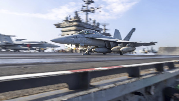 A picture provided by the US military command after the news of the air strikes in Somalia was announced.