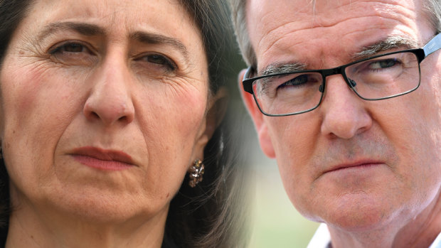 Gladys Berejiklian and Michael Daley. 