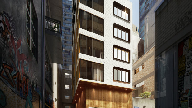 A 44-room hotel is proposed in Bennetts Lane, Melbourne – close to the former Bennetts Lane Jazz Club site.