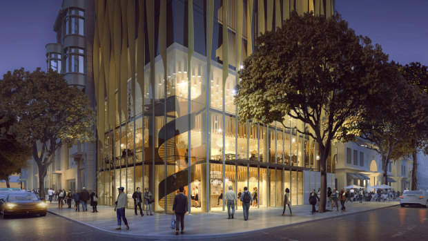 Renders of the Quincy Hotel Melbourne, in Flinders Lane, by Toga Far East.