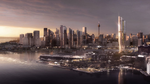 Sydney Lord Mayor Clover said she had concerns about The Star's proposed 237-metre tower.